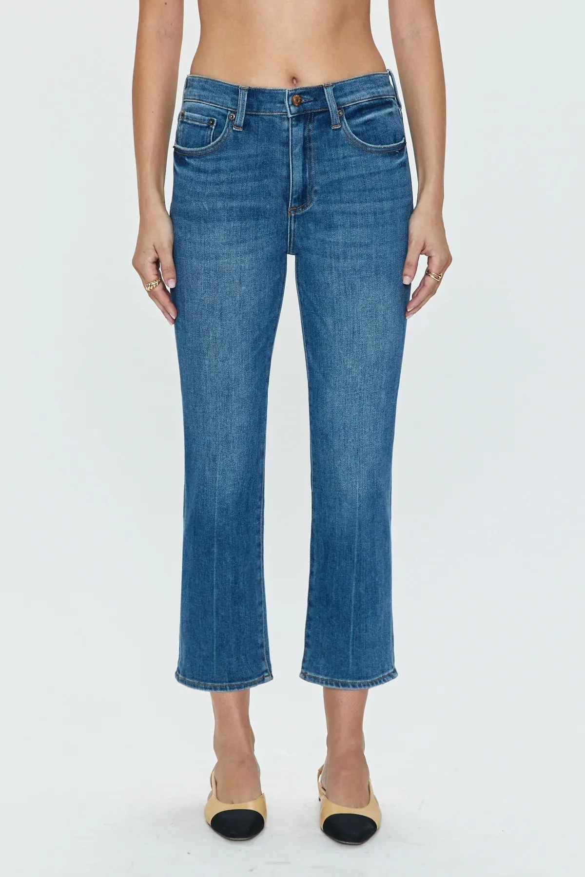 Monroe Crop High Rise Cigarette - Amaya