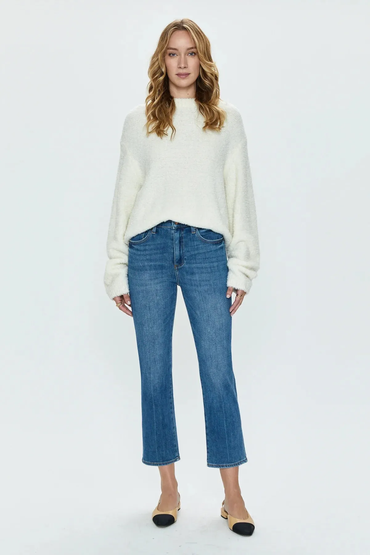 Monroe Crop High Rise Cigarette - Amaya