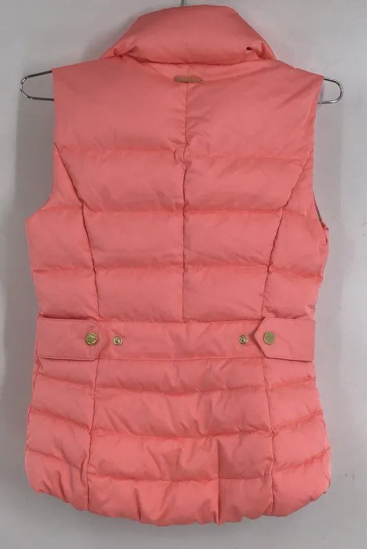 NWT Lilly Pulitzer Women's Cheeky Melon Isabelle Puffer Vest - Size 2XS