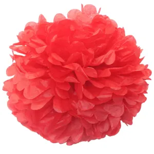 Paper Puffer Ball Red