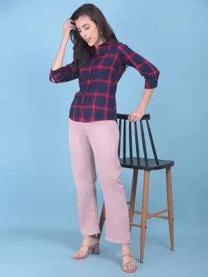 Peach Bootcut Jeans
