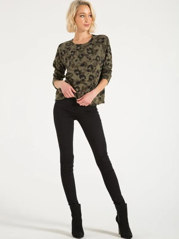 Philanthropy - Montreal Sweatshirt in Army Leopard