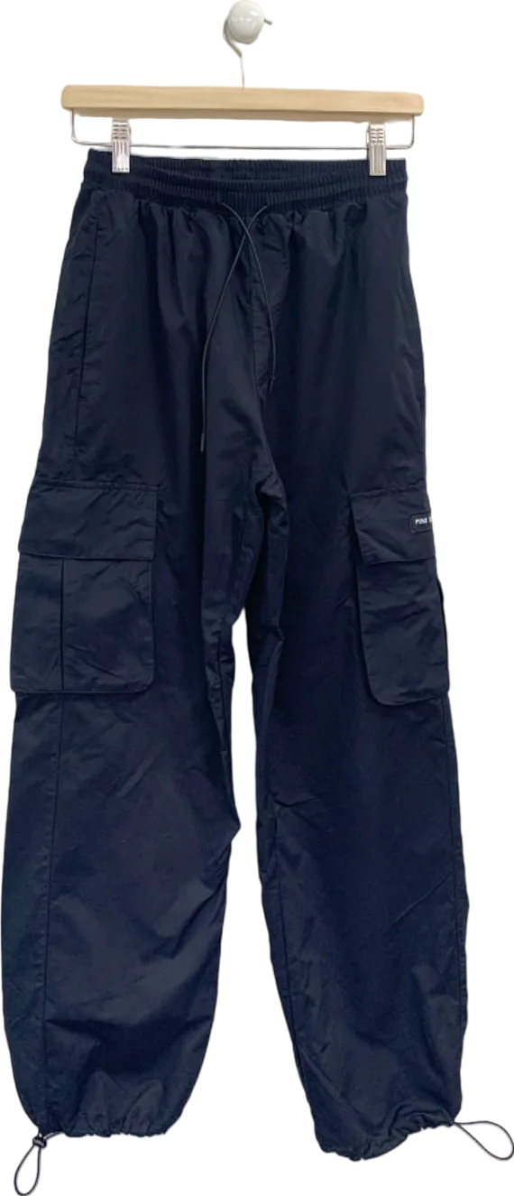 Pink Soda Sport Black Cargo Joggers UK 6