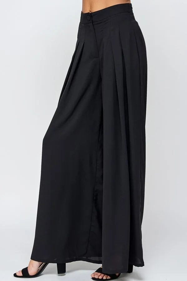 Pleated Maxi Pants