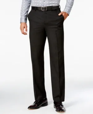 Sean John Mens Classic fit Dress Pants 32 / 32 Black Solid