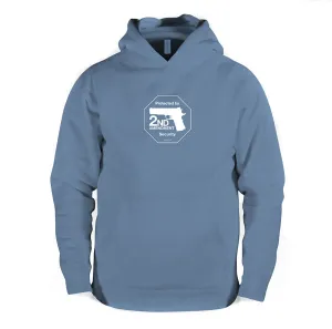 Second Amendment hooded sweatshirt - Indigo Blue