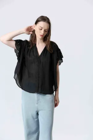 See U Soon Carrie Blouse - Black