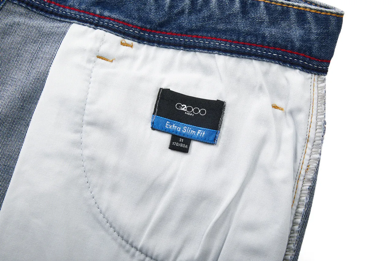 Soft Cotton Rich Stretch Jeans in Extra Slim Fit