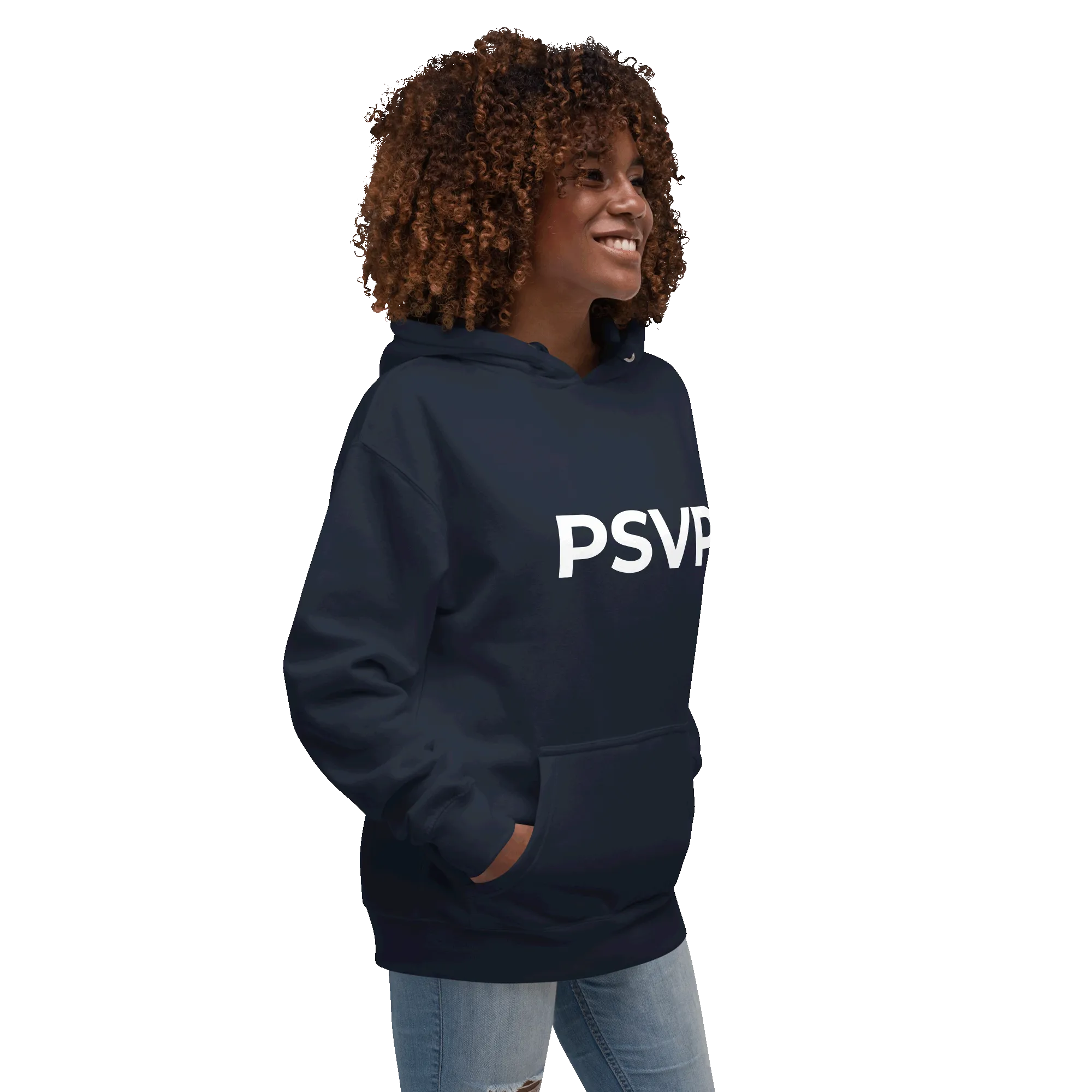 Soft Navy Blue Hoodie - PSVP