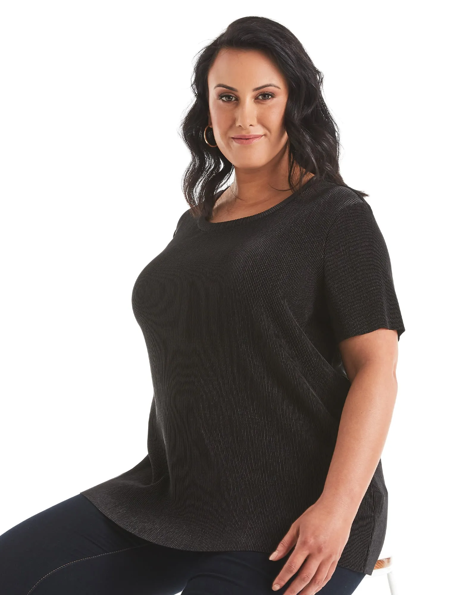 Spice Long Tee | Black