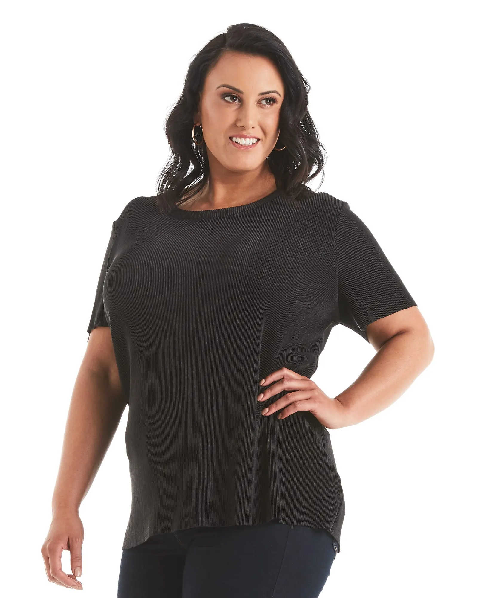 Spice Long Tee | Black