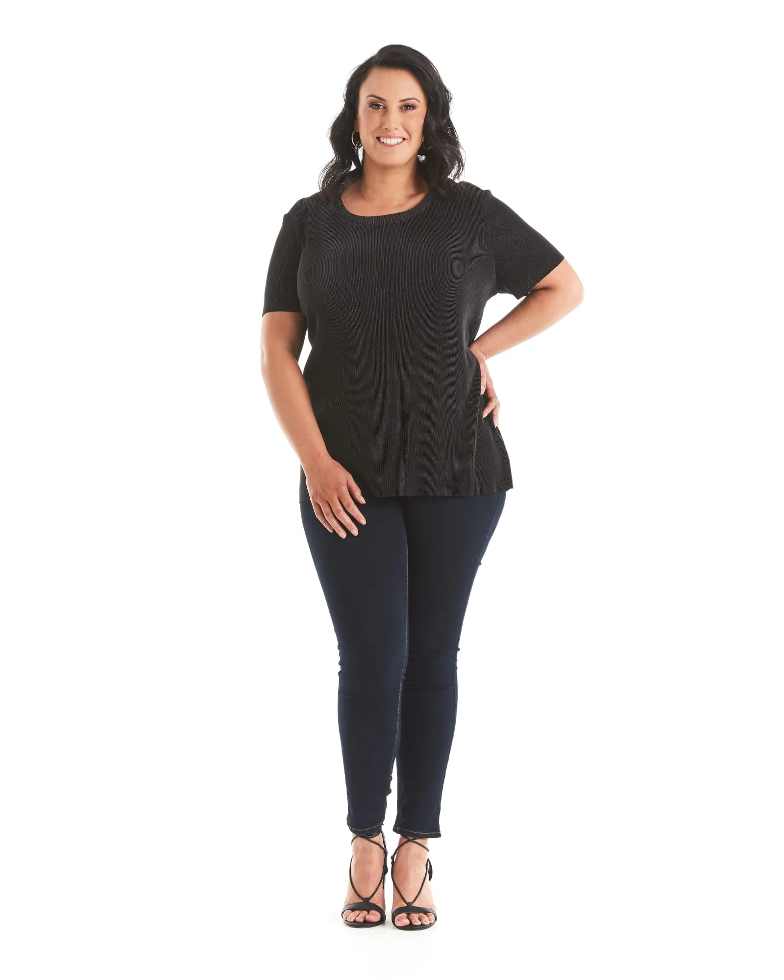Spice Long Tee | Black