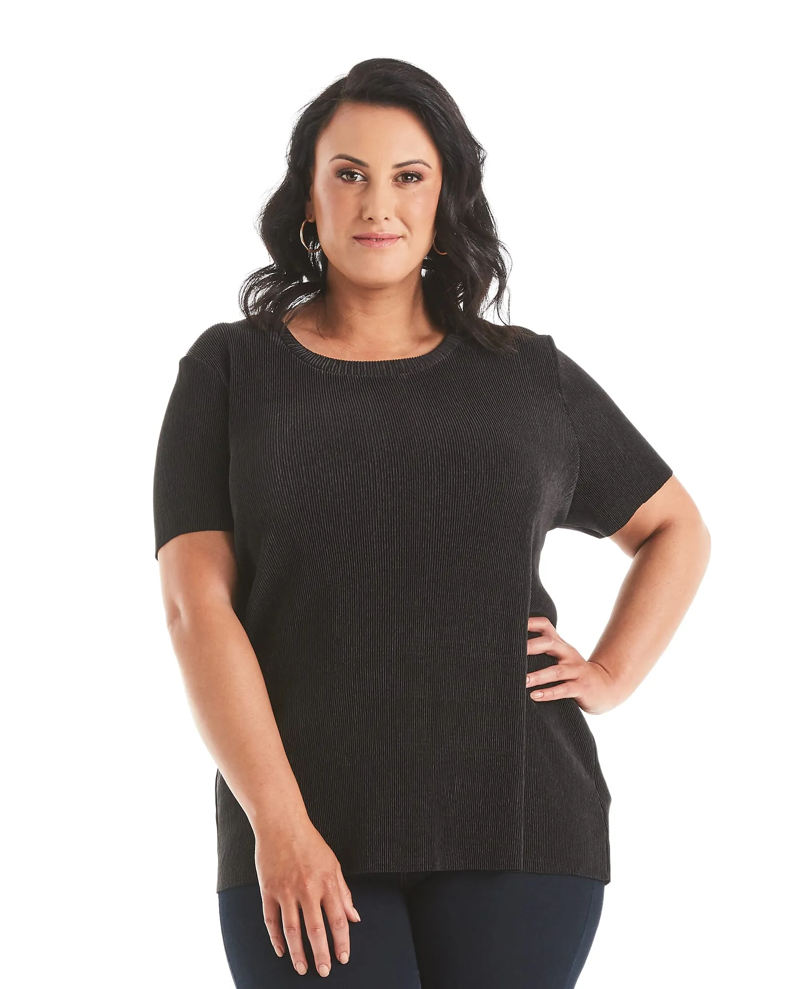 Spice Long Tee | Black