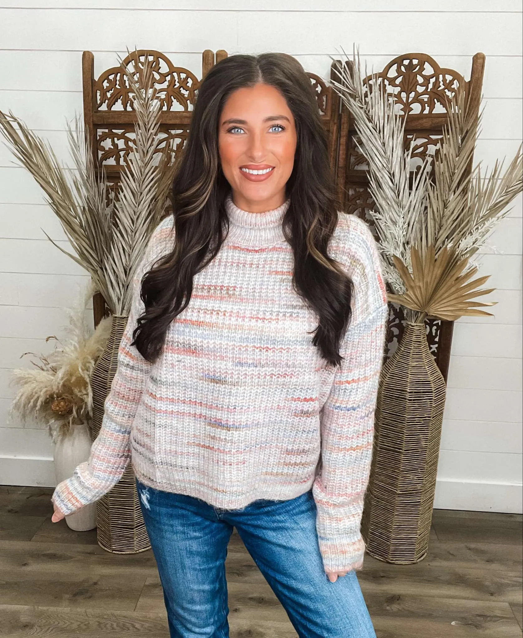 Spoken For Mock Neck Sweater