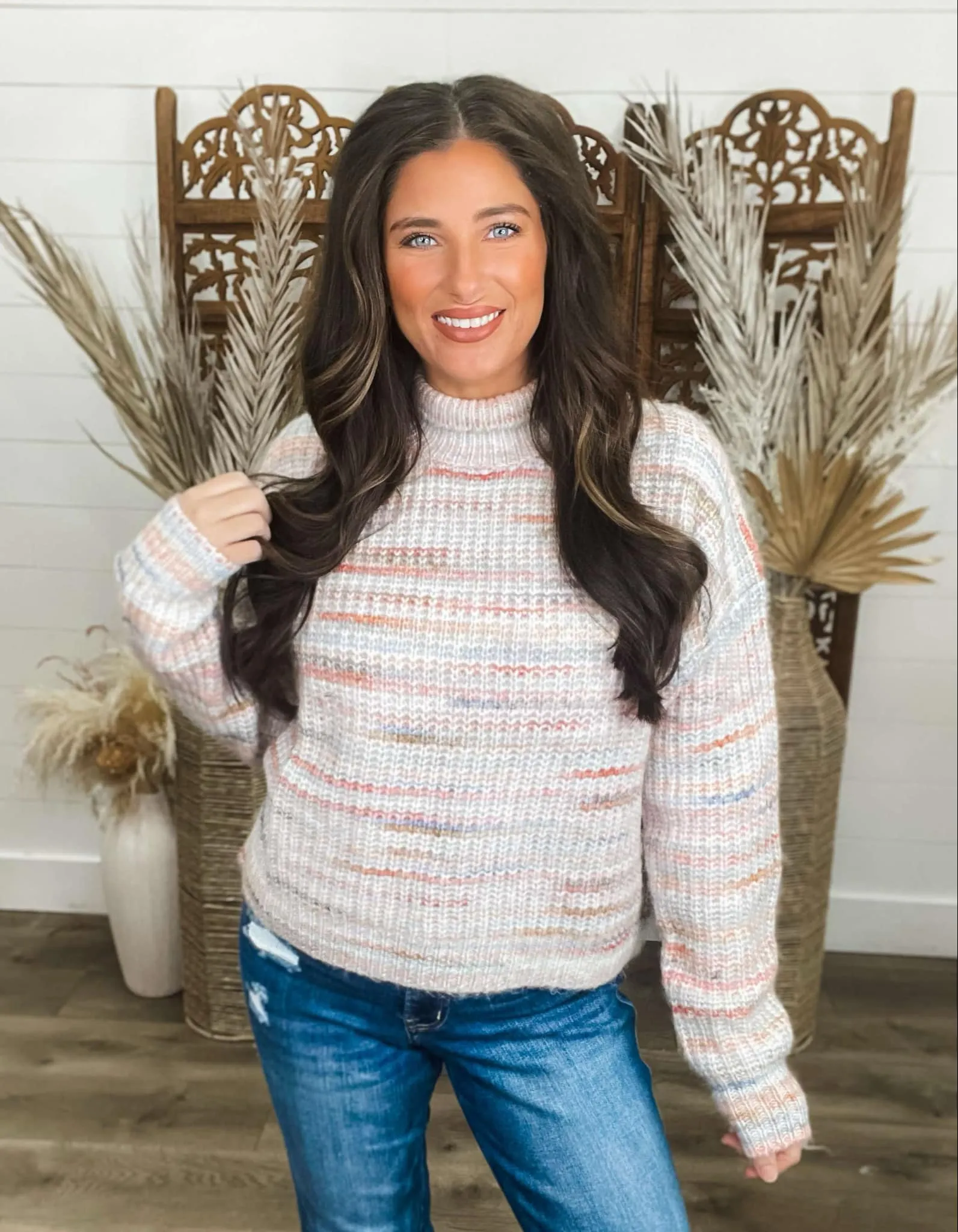 Spoken For Mock Neck Sweater