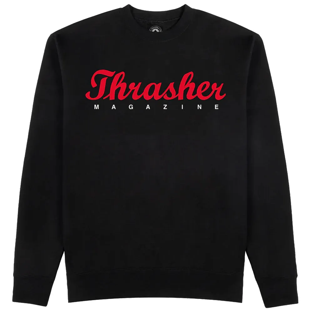 Thrasher - Script Crewneck (Black)