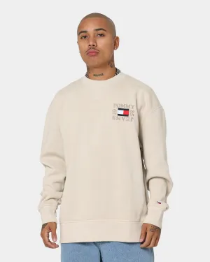 Tommy Jeans Timeless Box Crewneck Ancient White
