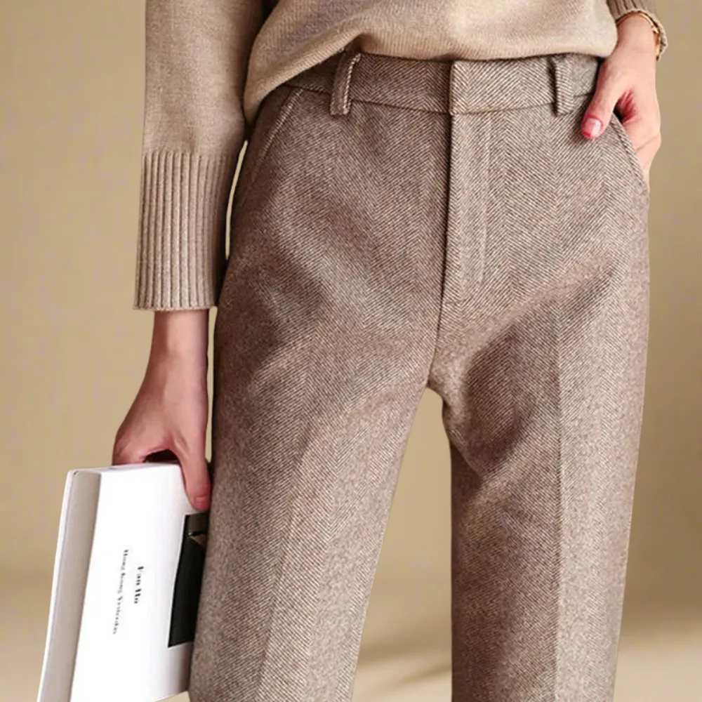 Valeria - Classic Wool Trousers
