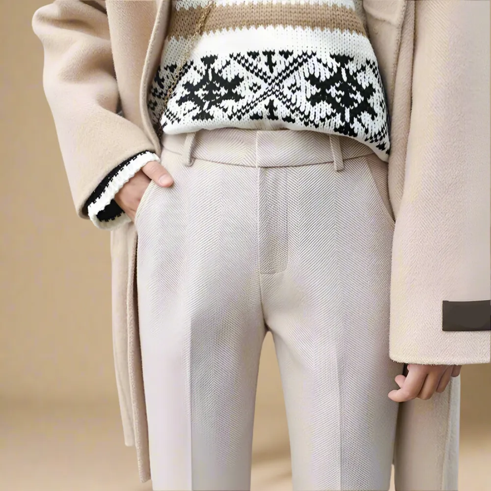 Valeria - Classic Wool Trousers