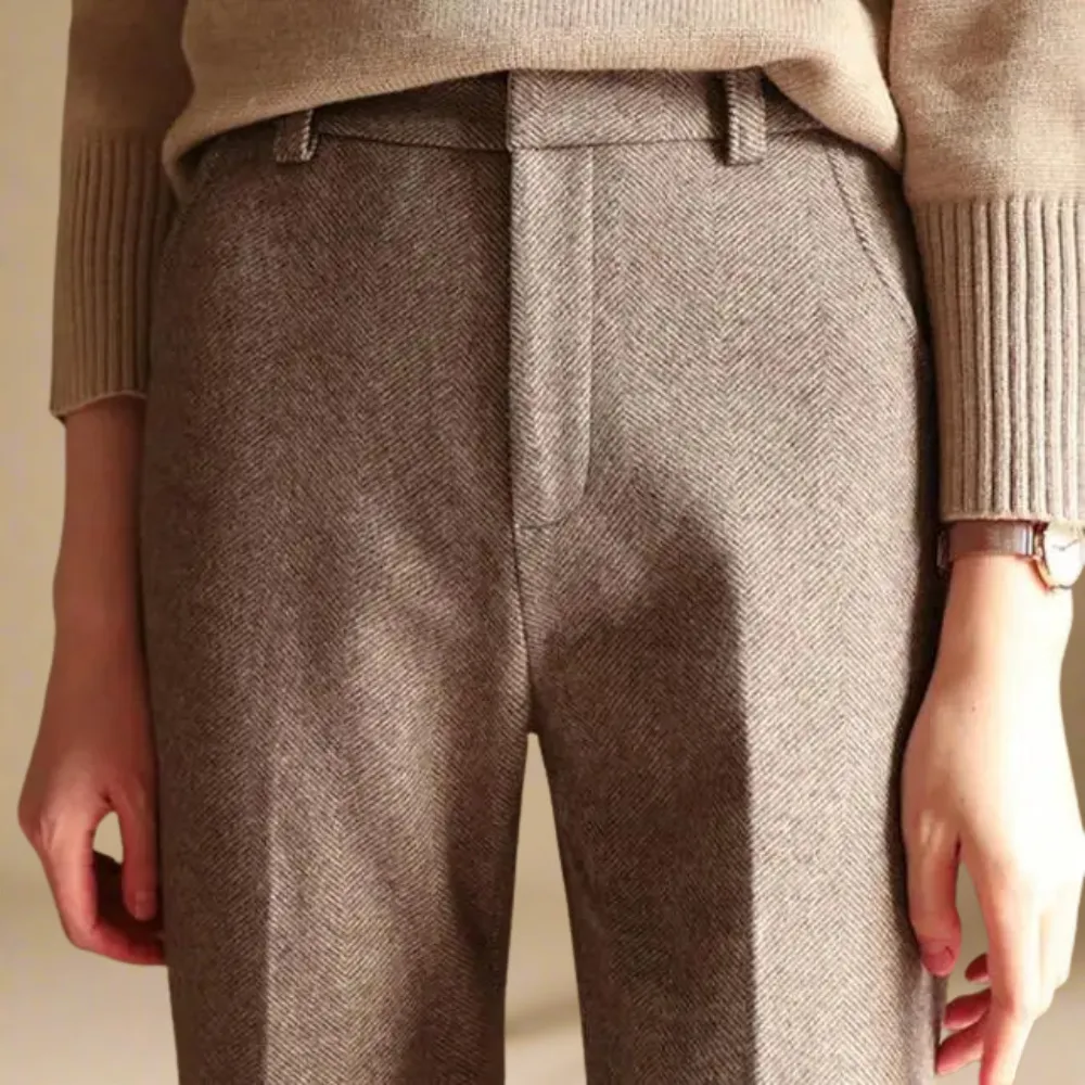 Valeria - Classic Wool Trousers