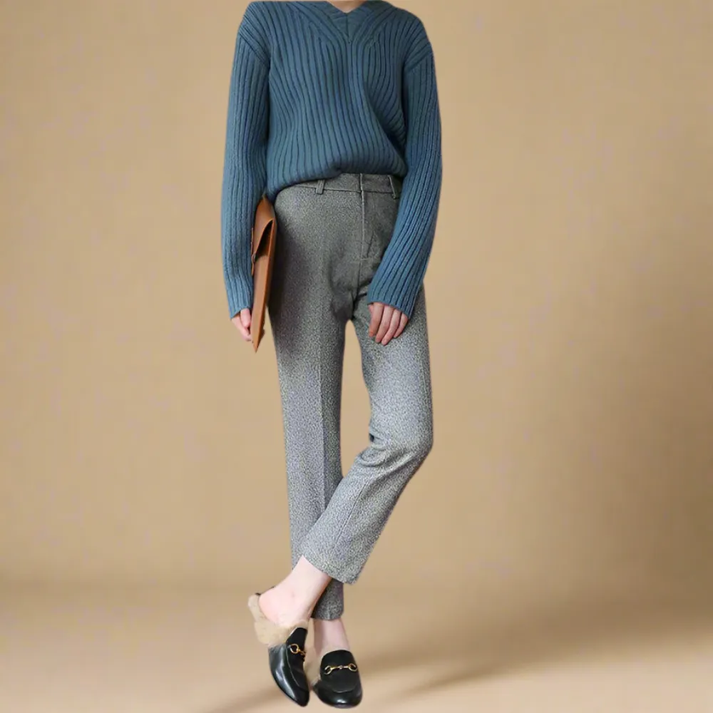 Valeria - Classic Wool Trousers