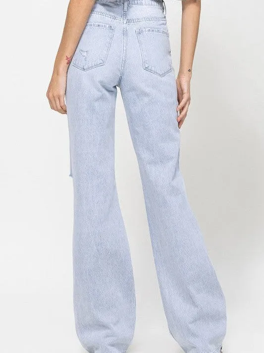 VERVET by Flying Monkey Timeless Spirit High Rise Flare Leg Vintage Jeans