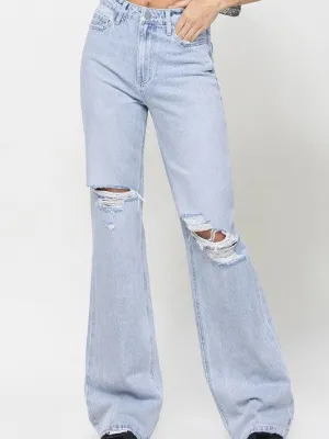VERVET by Flying Monkey Timeless Spirit High Rise Flare Leg Vintage Jeans