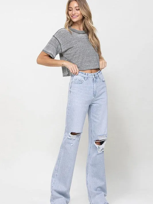 VERVET by Flying Monkey Timeless Spirit High Rise Flare Leg Vintage Jeans