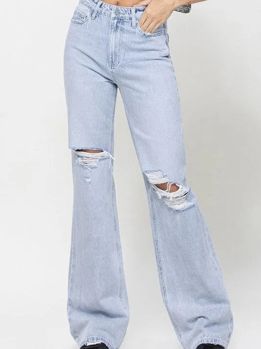 VERVET by Flying Monkey Timeless Spirit High Rise Flare Leg Vintage Jeans