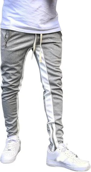 Vickyleb Joggers for Men Slim Fit,Men's Gym Slim Fit Sweatpants with Pockets Casual Tactical Jogger Pants