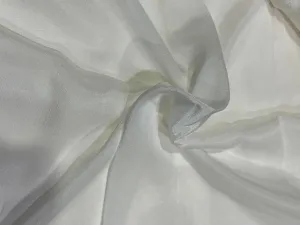 White CHINNON BAMBERG CHIFFON ~ 40&quot; wide