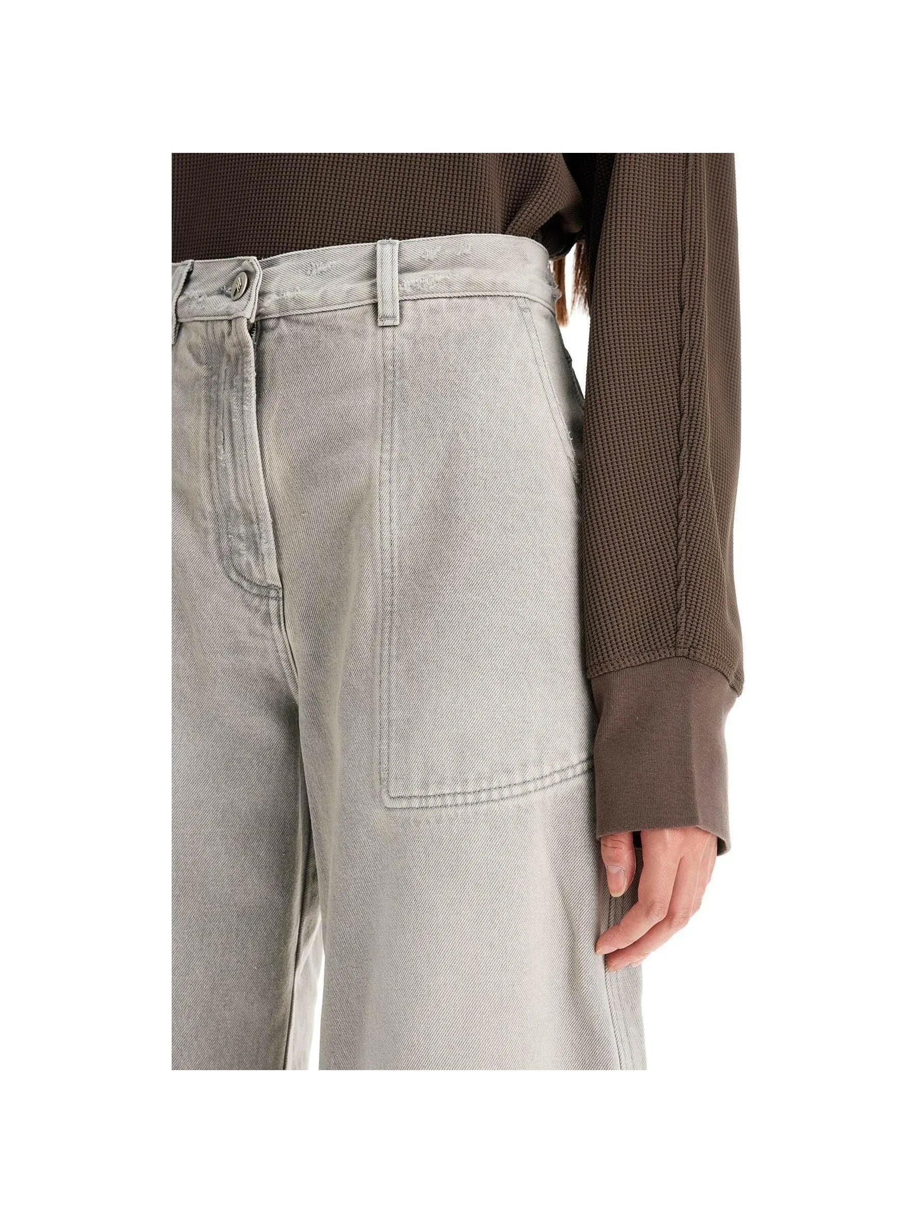 Wide Leg Vintage Denim Jeans