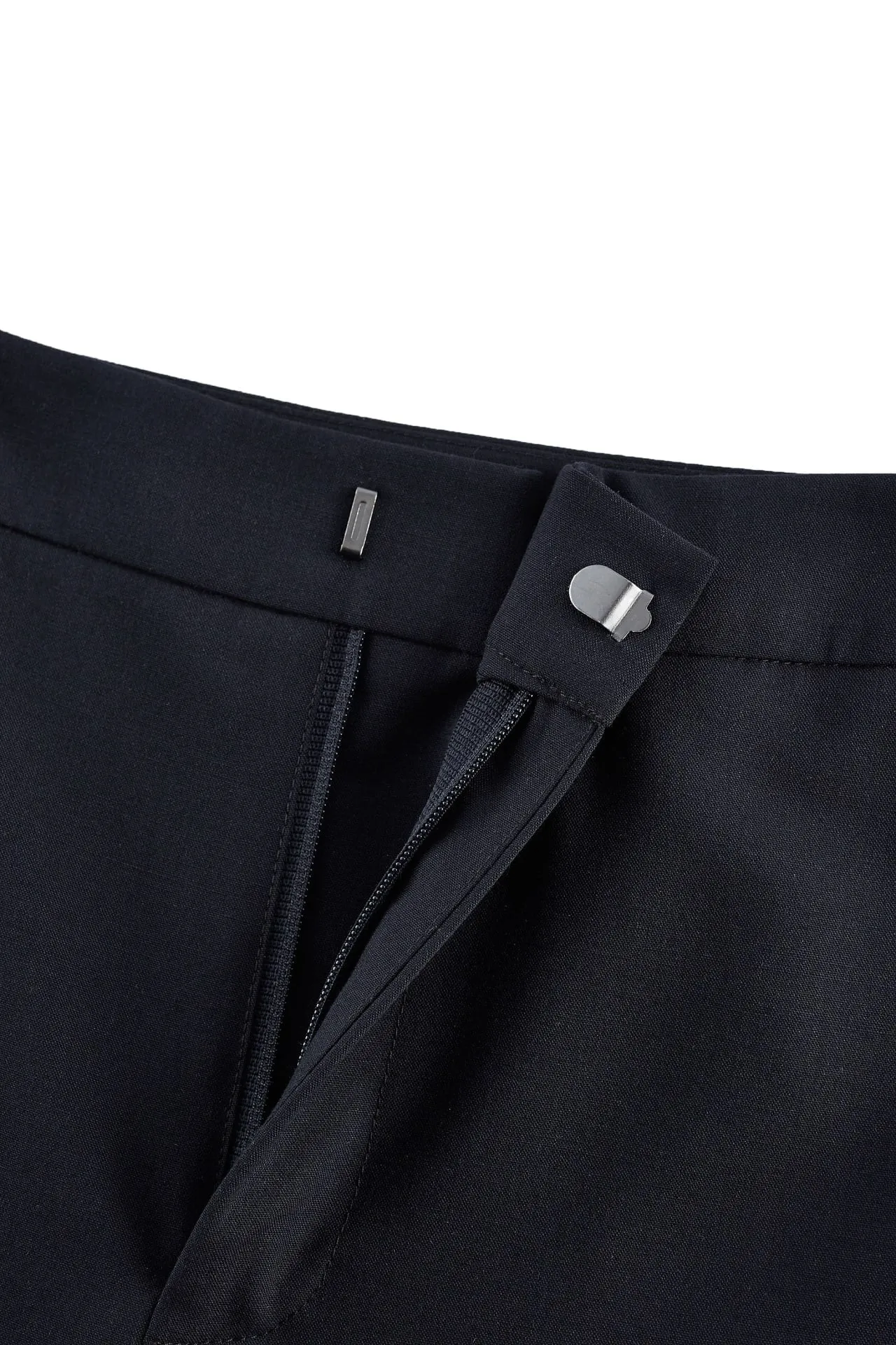 Wool-Blend Suit Pants