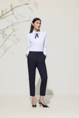 Wool-Blend Suit Pants